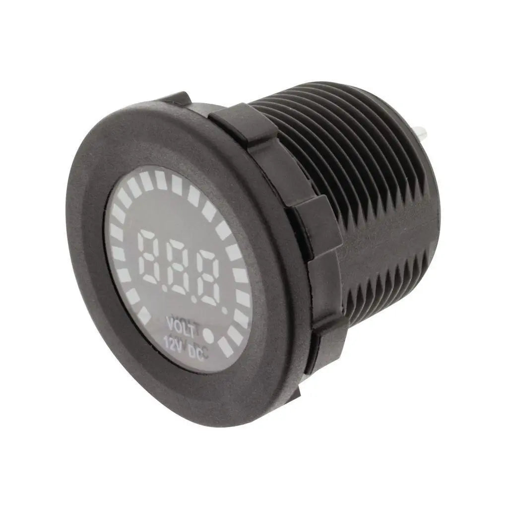 DC Voltmeter W/ Colour Indicator - Aux 12v Socket - Hulk 4x4