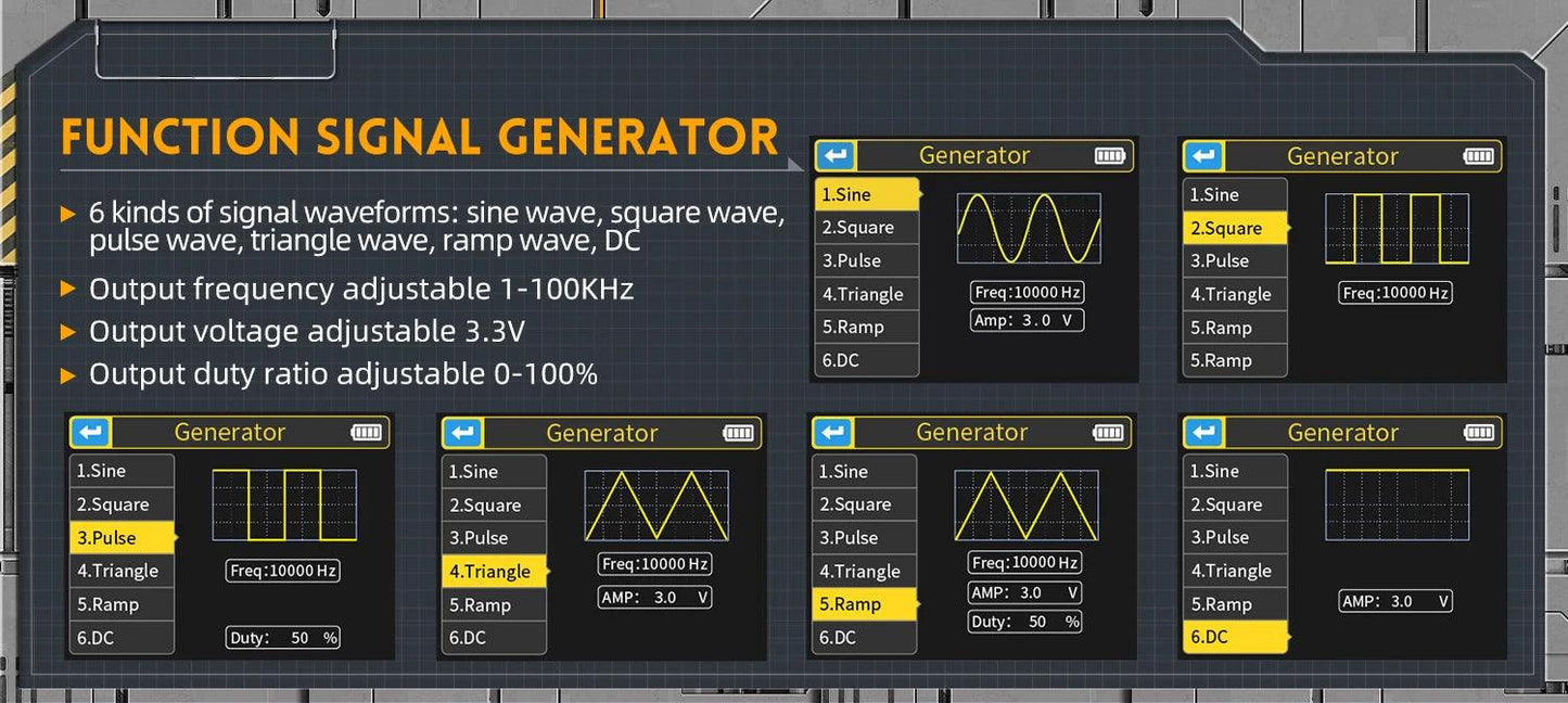 Digital 3 In 1 Oscilloscope DSO-TC3 Oscilloscope