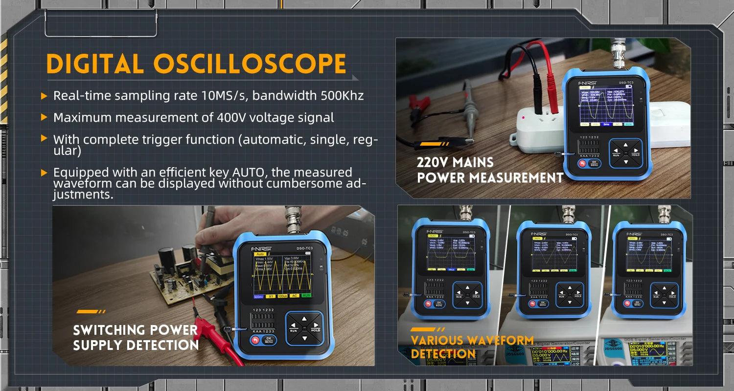 Digital 3 In 1 Oscilloscope DSO-TC3 Oscilloscope