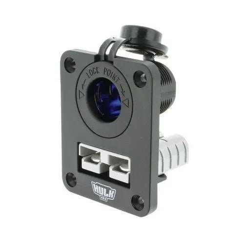 Double Flush Mount Housing W/ 50A Plug - Flush Mount Accessory Panel - Hulk 4x4