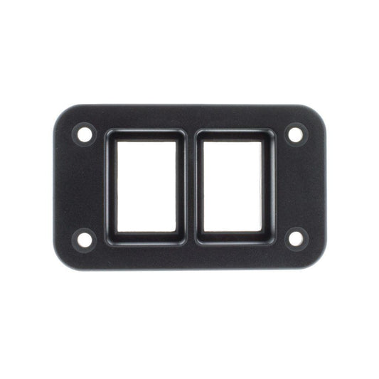 Double Flush Mount Switch Panel - Late Toyota - Flush Mount Accessory Panel - Hulk 4x4