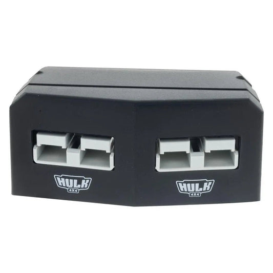 Double Surface Mount Housing W/ 50A Plugs - Surface Mount Accessory Panel - Hulk 4x4
