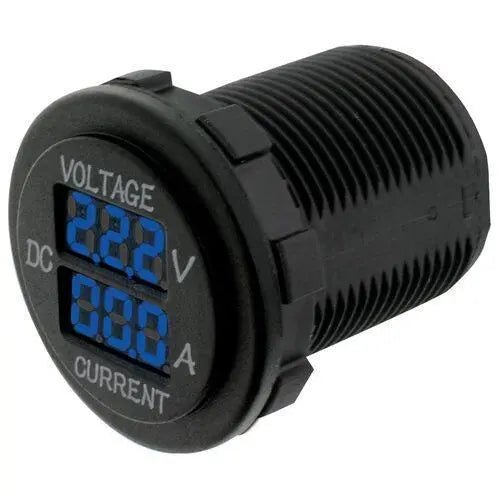 Dual DC Voltmeter & Ammeter - Aux 12v Socket - Hulk 4x4