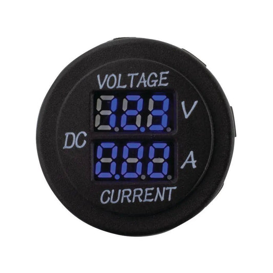 Dual DC Voltmeter & Ammeter - Aux 12v Socket - Hulk 4x4