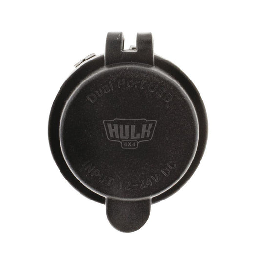 Dual USB Socket Port A - 5V 2.4A Port B - QC3.0 3.6 - 12V 18W - Aux 12v Socket - Hulk 4x4