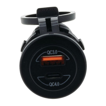 Dual USB Socket Quick Charge QC3.0 & QC4.0 - Aux 12v Socket - Hulk 4x4