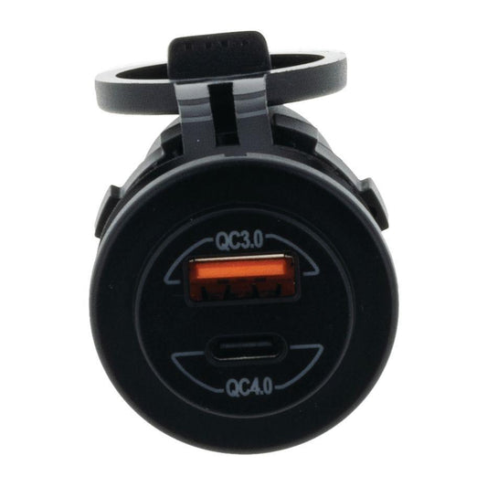 Dual USB Socket Quick Charge QC3.0 & QC4.0 - Aux 12v Socket - Hulk 4x4