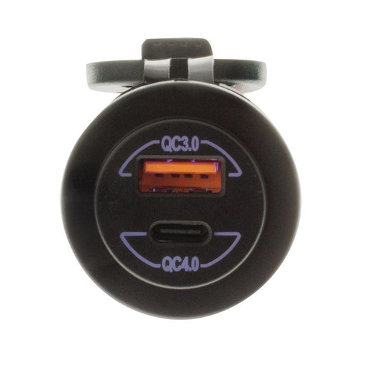 Dual USB Socket Quick Charge QC3.0 & QC4.0 - Aux 12v Socket - Hulk 4x4