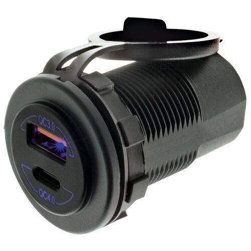 Dual USB Socket Quick Charge QC3.0 & QC4.0 - Aux 12v Socket - Hulk 4x4