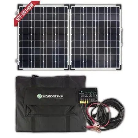 Enerdrive Folding Solar Kit - 160w Solar Panel Folding