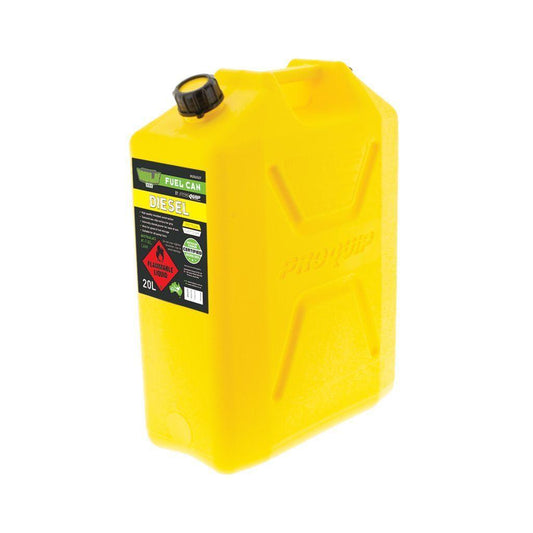 Fast Flow Plastic Jerry Can - Diesel Fuel 20 Litre - Jerry Cans & Funnels - Hulk 4x4
