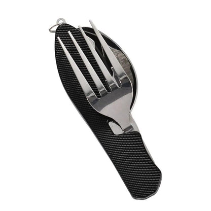 Foldable Camping Utensil Set - Multi-Functional Knife, Fork, Spoon Combo For Outdoor Activities And Sports Camping Picnic Travel Camping Utensils