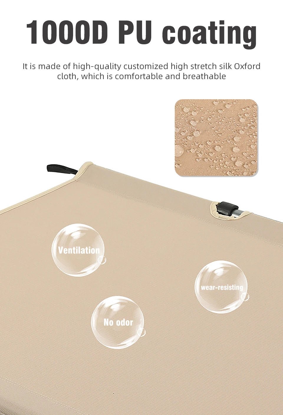 Folding Camping Bed Portable Outdoor Bed For Adults & Kids Camping Camp Stretcher