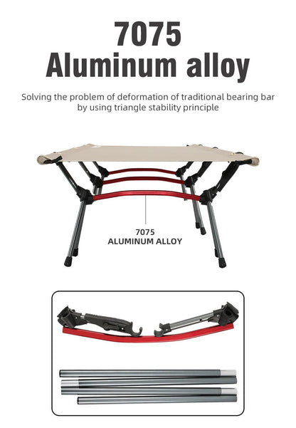 Folding Camping Bed Portable Outdoor Bed For Adults & Kids Camping Camp Stretcher