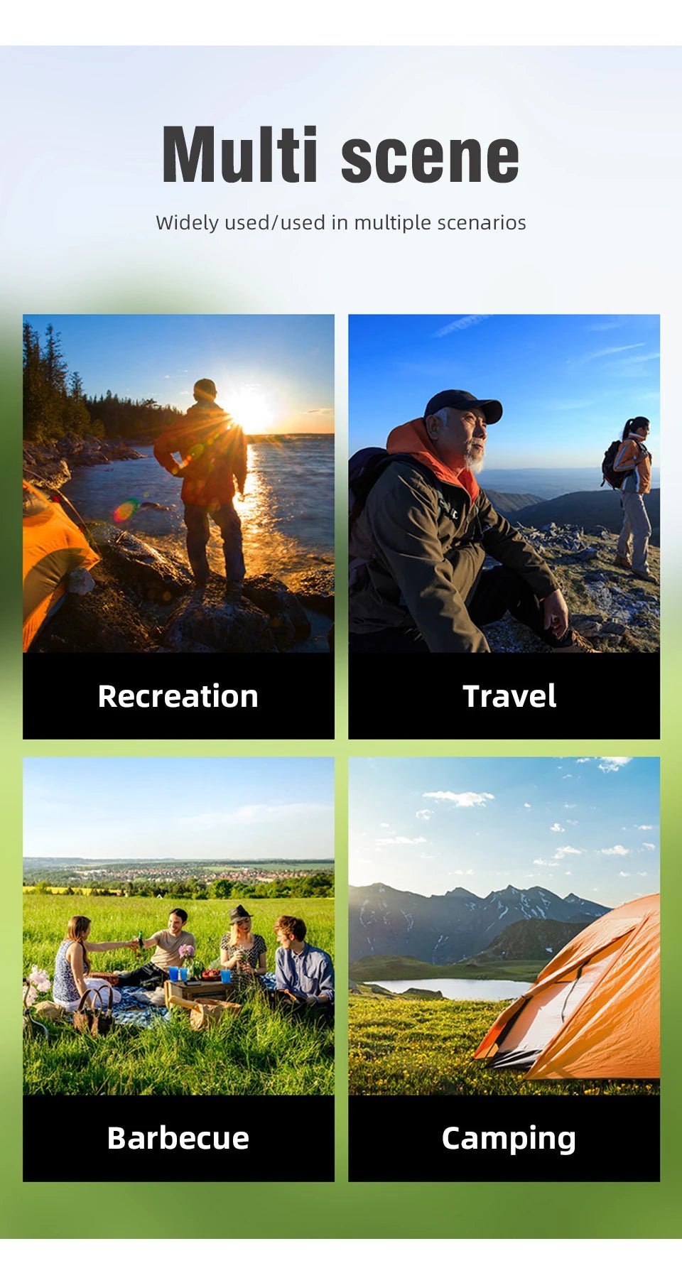 Folding Camping Bed Portable Outdoor Bed For Adults & Kids Camping Camp Stretcher