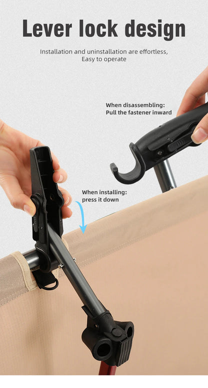 Folding Camping Bed Portable Outdoor Bed For Adults & Kids Camping Camp Stretcher