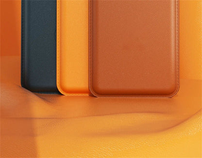 For Magsafe Magnetic Wallet Phone Case For iPhone 14 13 12 Pro Max Leather Card Holder Bag For iPhone 13 mini Cover Accessories - Open Cut Off - Grid