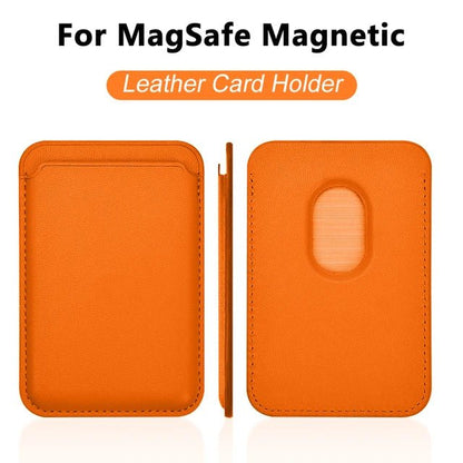 For Magsafe Magnetic Wallet Phone Case For iPhone 14 13 12 Pro Max Leather Card Holder Bag For iPhone 13 mini Cover Accessories - Open Cut Off - Grid
