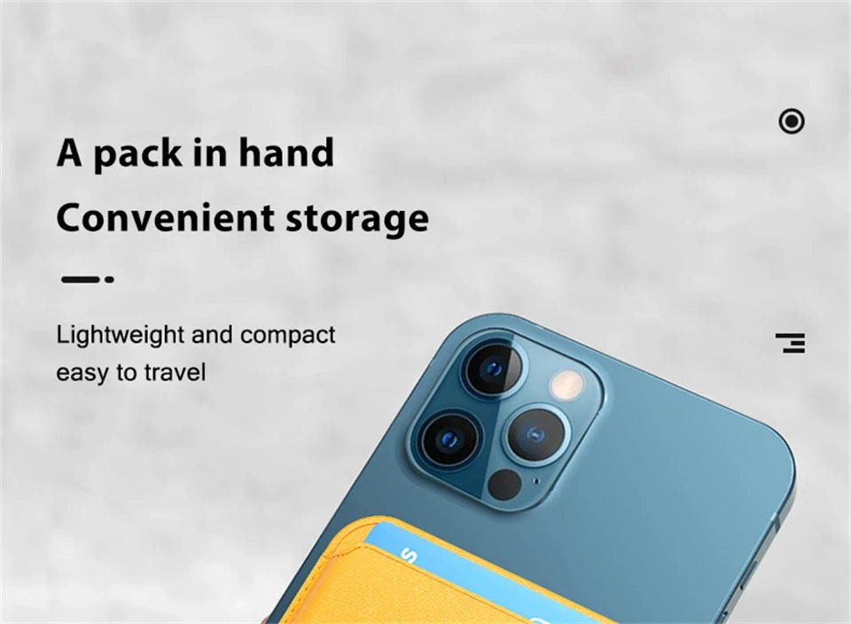 For Magsafe Magnetic Wallet Phone Case For iPhone 14 13 12 Pro Max Leather Card Holder Bag For iPhone 13 mini Cover Accessories - Open Cut Off - Grid