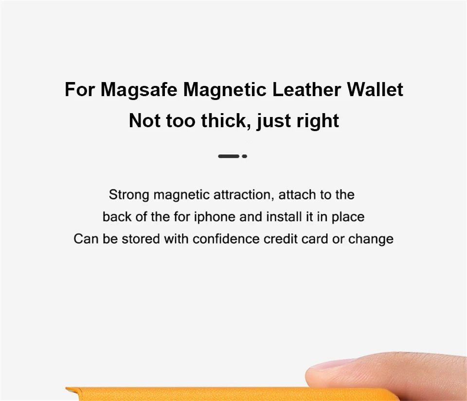 For Magsafe Magnetic Wallet Phone Case For iPhone 14 13 12 Pro Max Leather Card Holder Bag For iPhone 13 mini Cover Accessories - Open Cut Off - Grid