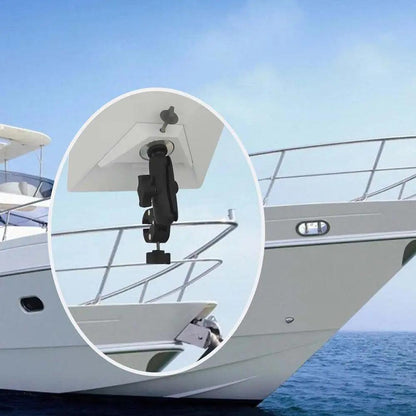 For StarLink Mini Bracket Pipe 1/4 Screw Adapter Aluminum Alloy Ethernet Satellite Bracket Adapter Spacex Mini Bracket Adapter Starlink Mini Mount