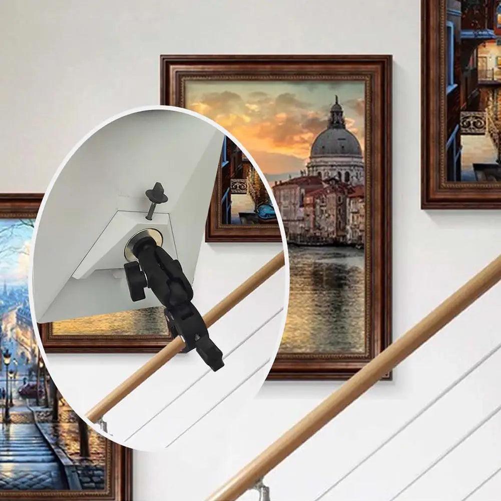 For StarLink Mini Bracket Pipe 1/4 Screw Adapter Aluminum Alloy Ethernet Satellite Bracket Adapter Spacex Mini Bracket Adapter Starlink Mini Mount