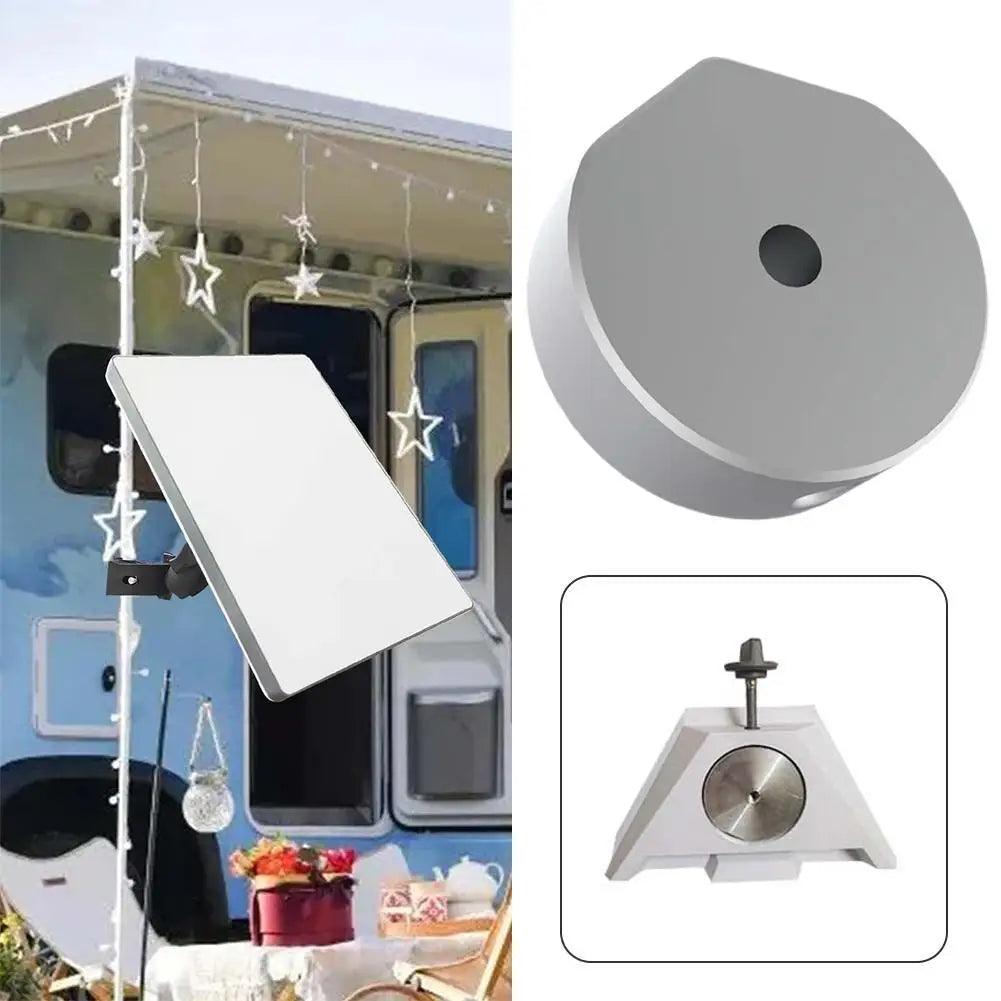 For StarLink Mini Bracket Pipe 1/4 Screw Adapter Aluminum Alloy Ethernet Satellite Bracket Adapter Spacex Mini Bracket Adapter Starlink Mini Mount