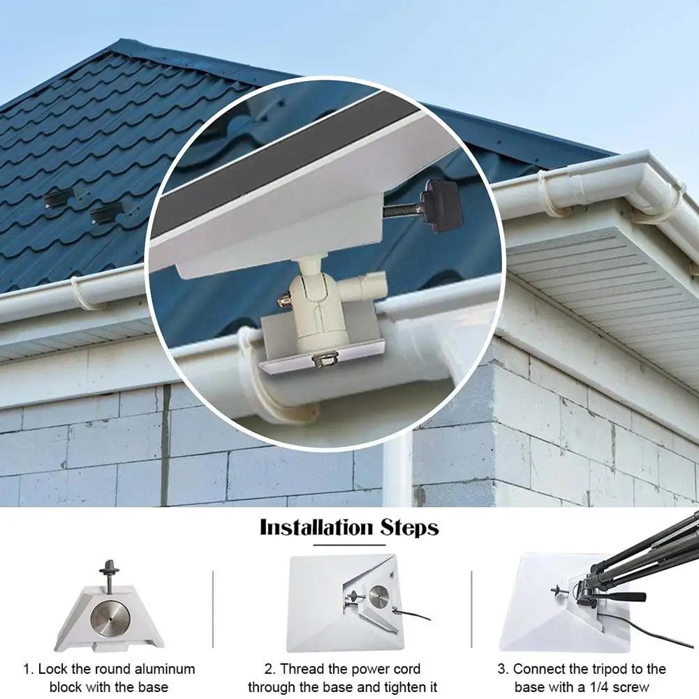 For StarLink Mini Bracket Pipe 1/4 Screw Adapter Aluminum Alloy Ethernet Satellite Bracket Adapter Spacex Mini Bracket Adapter Starlink Mini Mount