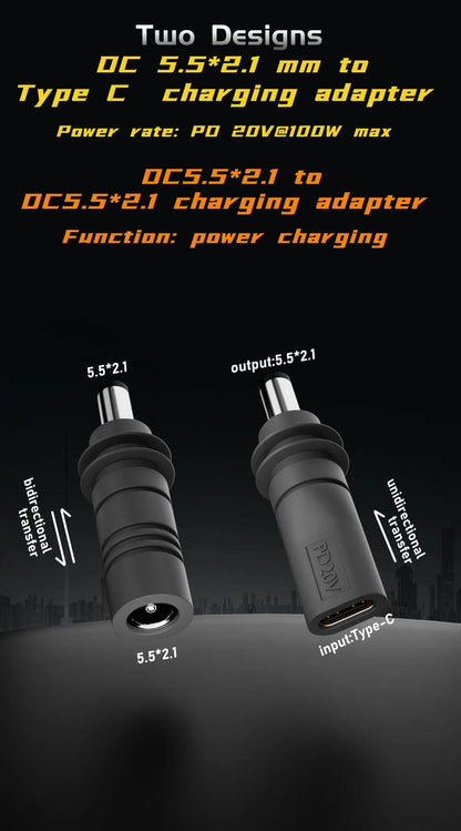 For Starlink Mini Cable 2M(6.6ft) Starlink Mini DC Power Type-C Input Replacement cable Waterproof Outerdoor Barrel Jack Chargin Starlink Cables & Adaptors