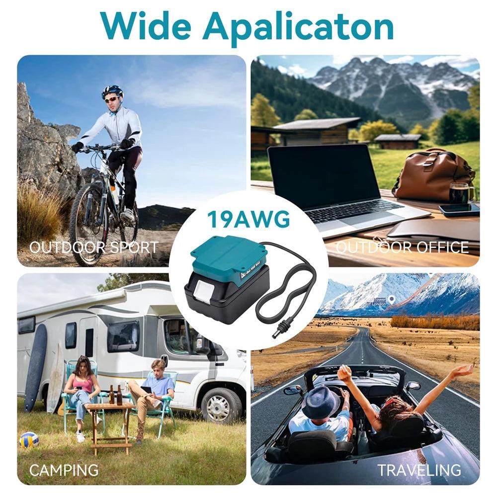 For Starlink Mini DC Power Cable For Makita 18V Li-ion Battery Charger Adapter Plug and Play For Starlink Mini Dish Accessories Starlink Cables & Adaptors