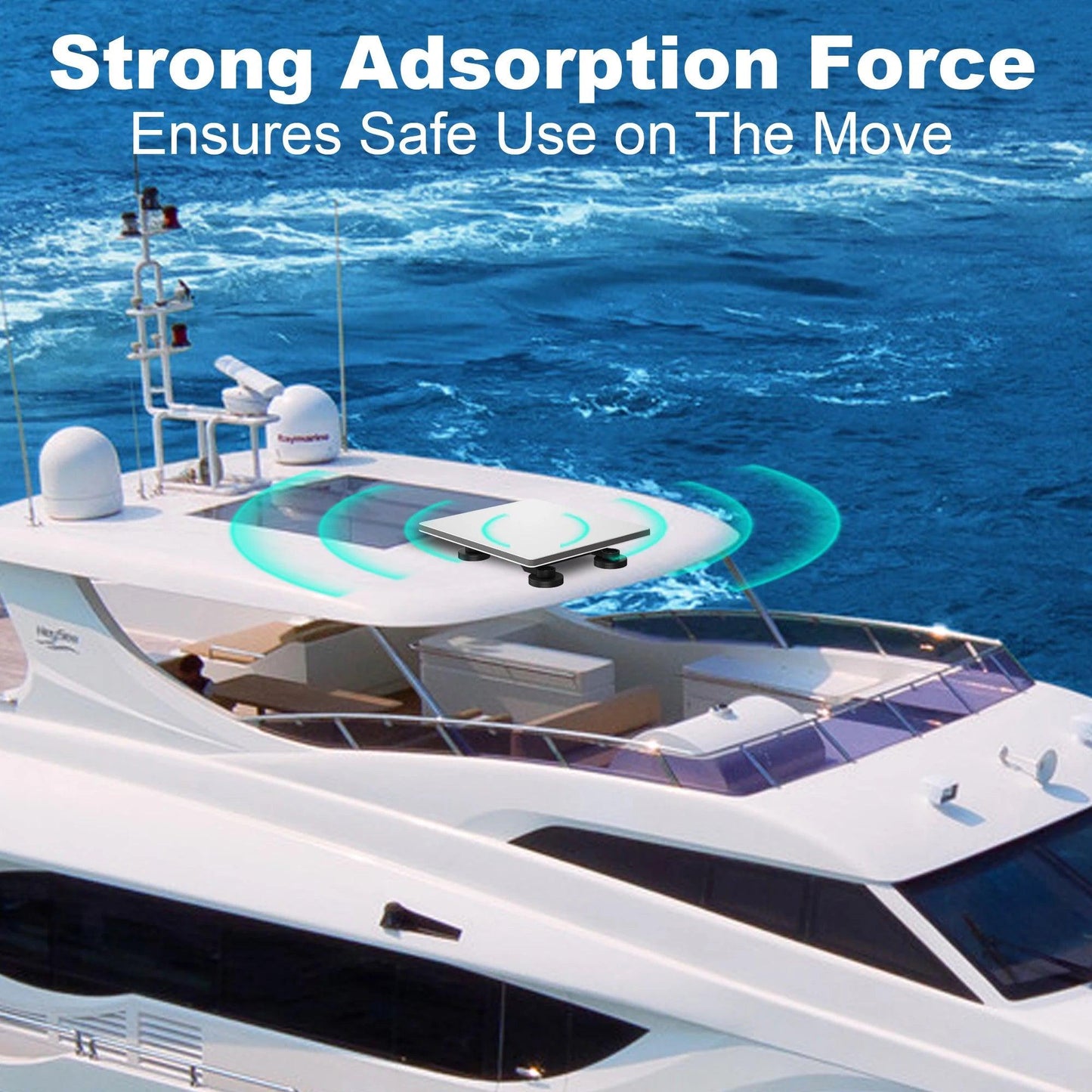 For Starlink Mini roof mounting bracket, 4 magnetic bases, magnetic mounting bracket for Starlink mini Internet kit satellites Starlink Mini Mount