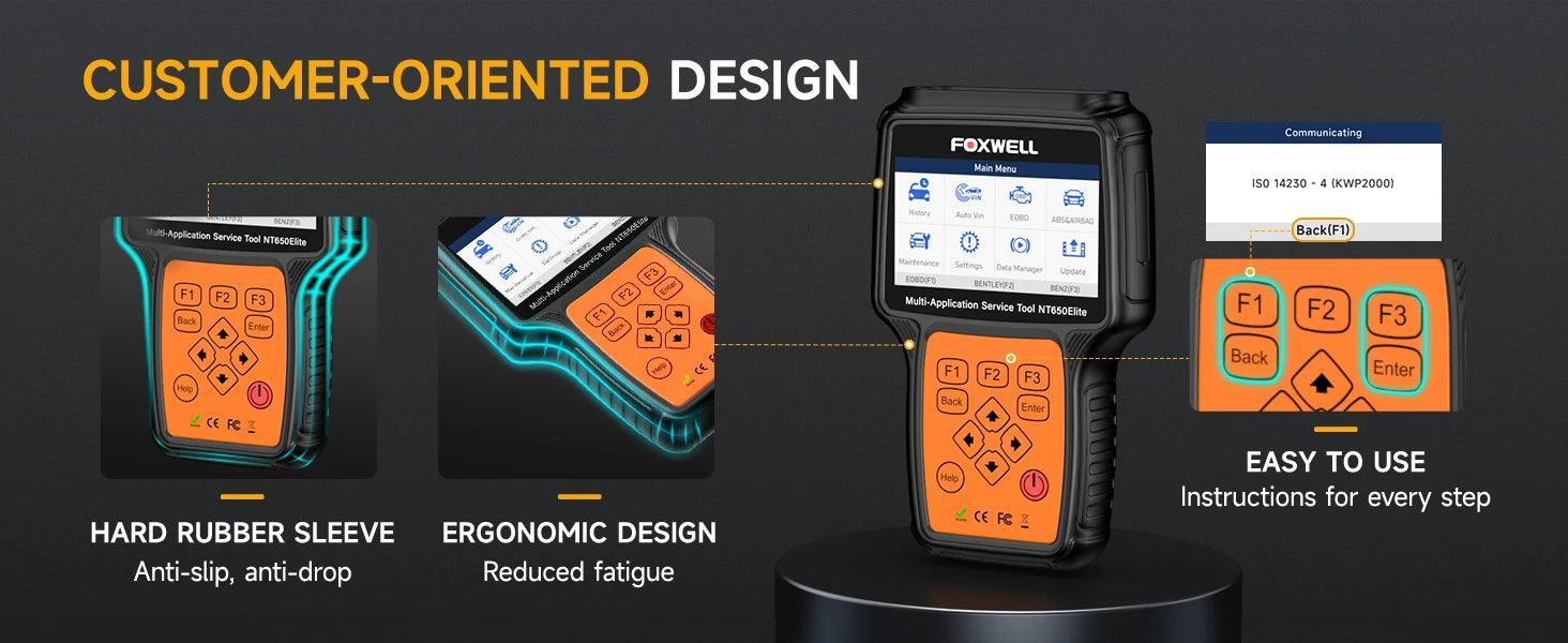 FOXWELL NT650 Elite OBD2 Automotive Scanner OBD Scanner