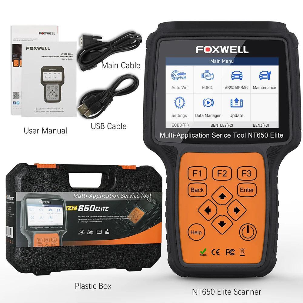 FOXWELL NT650 Elite OBD2 Automotive Scanner OBD Scanner