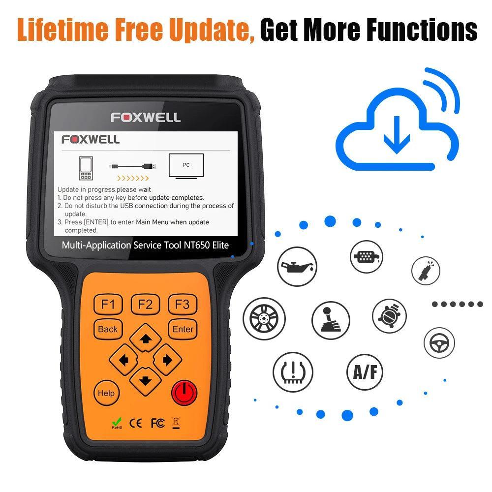 FOXWELL NT650 Elite OBD2 Automotive Scanner OBD Scanner