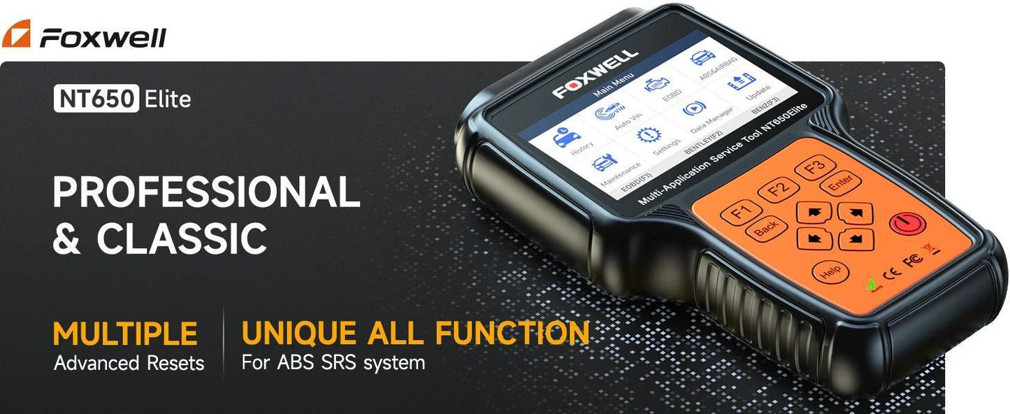 FOXWELL NT650 Elite OBD2 Automotive Scanner OBD Scanner