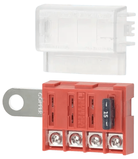 Fuse Block ST Blade 4 Circuit Battery Terminal - Fuse Box - Blue Sea