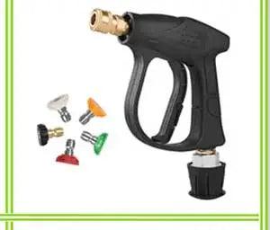 High - pressure Extension Rod For Car Washer Water Gun 1/4 inch Quick Connect Angle 30/90 degree U type Curved Head Wand Lance - High Pressure Extension Rod - Open Cut Off - Grid