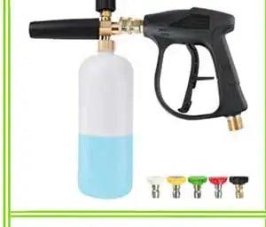 High - pressure Extension Rod For Car Washer Water Gun 1/4 inch Quick Connect Angle 30/90 degree U type Curved Head Wand Lance - High Pressure Extension Rod - Open Cut Off - Grid
