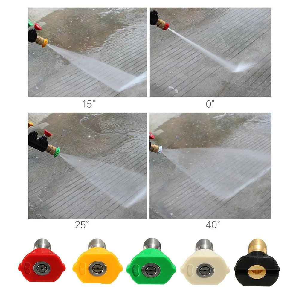 High - pressure Extension Rod For Car Washer Water Gun 1/4 inch Quick Connect Angle 30/90 degree U type Curved Head Wand Lance - High Pressure Extension Rod - Open Cut Off - Grid