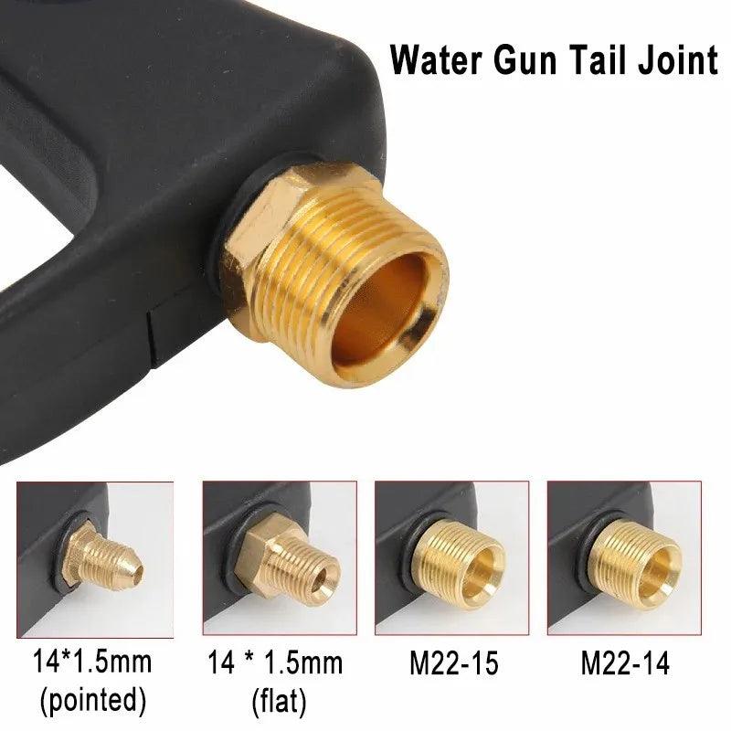 High Pressure Washer Gun High Pressure Water Spray Gun Jet Washer Car Wash Power Washer Spray Gun with 1/4" Quick Connector - High Pressure Washer Gun - Open Cut Off - Grid