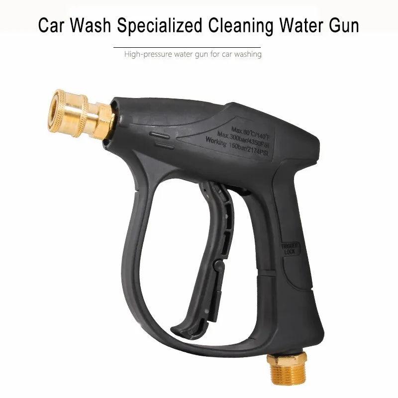 High Pressure Washer Gun High Pressure Water Spray Gun Jet Washer Car Wash Power Washer Spray Gun with 1/4" Quick Connector - High Pressure Washer Gun - Open Cut Off - Grid