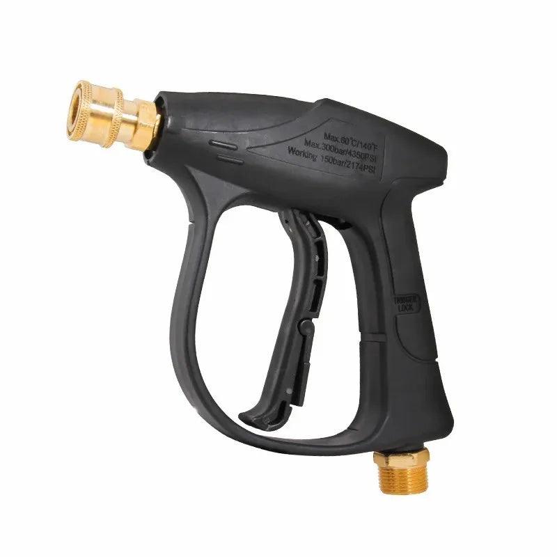 High Pressure Washer Gun High Pressure Water Spray Gun Jet Washer Car Wash Power Washer Spray Gun with 1/4" Quick Connector - High Pressure Washer Gun - Open Cut Off - Grid