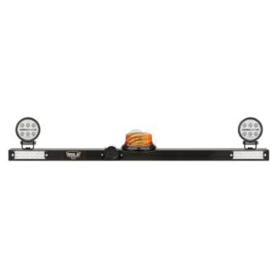 Hulk 4x4 Mine Bar 1275mm + Work Lights (BBS ALARM) Mine Bar / High Lights