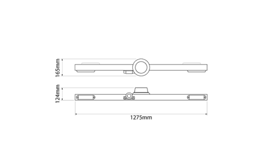 IONNIC MINE BAR 1275MM (BBS Alarm / Without Worklamps) Mine Bar / High Lights