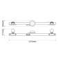 Ionnic Mine Bar 1275mm (BBS Alarm / Worklamps) Mine Bar / High Lights