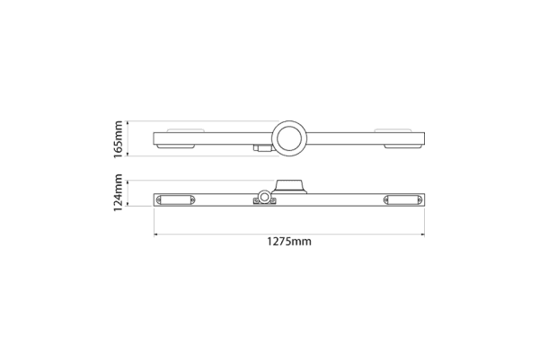 IONNIC MINE BAR 1275MM (Tonal Alarm / Without Worklamps) Mine Bar / High Lights