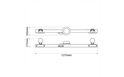Ionnic Mine Bar 1275mm (Tonal Alarm / Worklamps) Mine Bar / High Lights