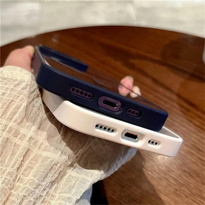 iphone 15 Magnetic Wireless Charge For Magsafe Case Shockproof Transparent Bumper Cover - iphone 15 case - Open Cut Off - Grid