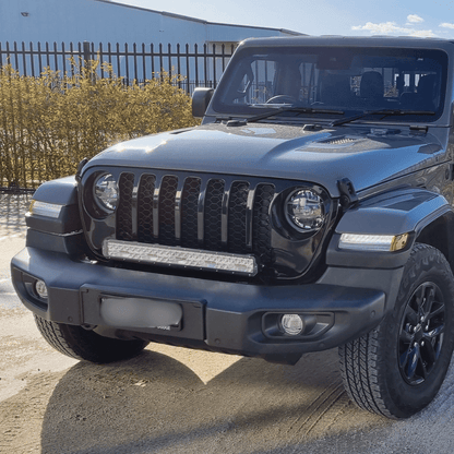 Jeep Gladiator 2020-on Light Bar Kit Behind Grille Integration Kit