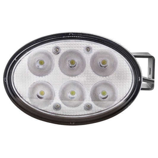 Led Oval Spot Beam Worklamp 10 - 60V 6 Led’s 6,600 Lumens - LED Work Lamps - Hulk 4x4